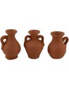 Set of 3 amphorae 4 cm
