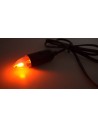 Portalámparas con cable y enchufe + lámpara fuego pesebre cm 5