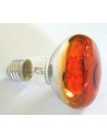 Lampada spot arancio E27-60W Cod. 
