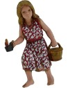 Landi Moranduzzo girl with basket and candle 10 cm series