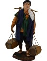 Hombre con barriles cm 30 Mundo Pesebres