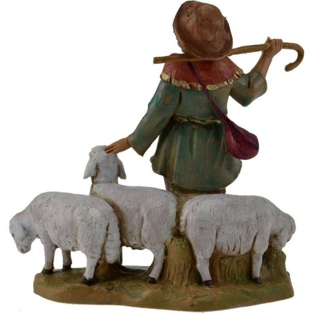 Shepherd with flock 12 cm Fontanini