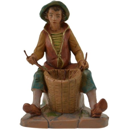 Cesta de 12 cm Fontanini Mundo Pesebres