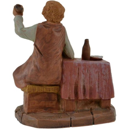 Man sitting at the table 12 cm Fontanini