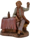 Man sitting at the table 12 cm Fontanini