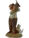 Bambino con gatto 12 cm Fontanini Mondo Presepi