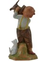 Niño con gato 12 cm Fontanini Mundo Pesebres