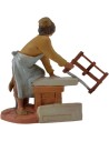 Carpintero con sierra 12 cm Fontanini -estatuas de belén