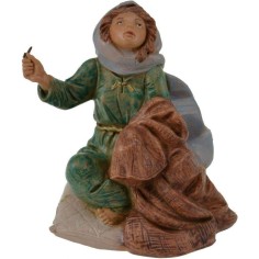 Mujer que cose 12 cm Fontanini Mundo Pesebres