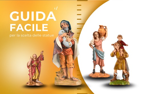 Come scegliere le statue per il presepe: misure, stili e materiali