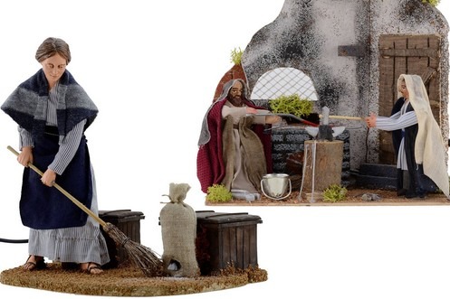 Statue in movimento per presepe